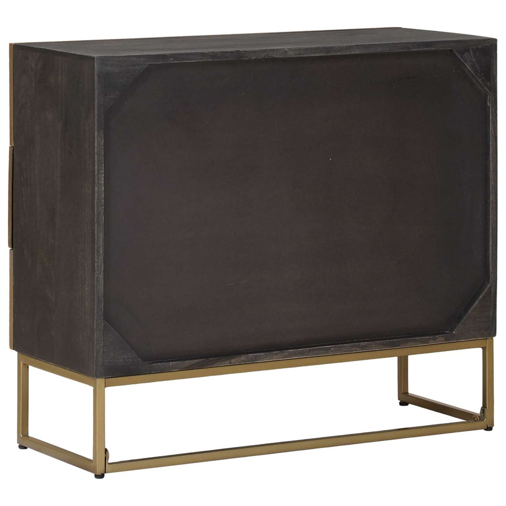 Schubladenschrank mit Schubladen Messing 75 x 30 x 65 cm