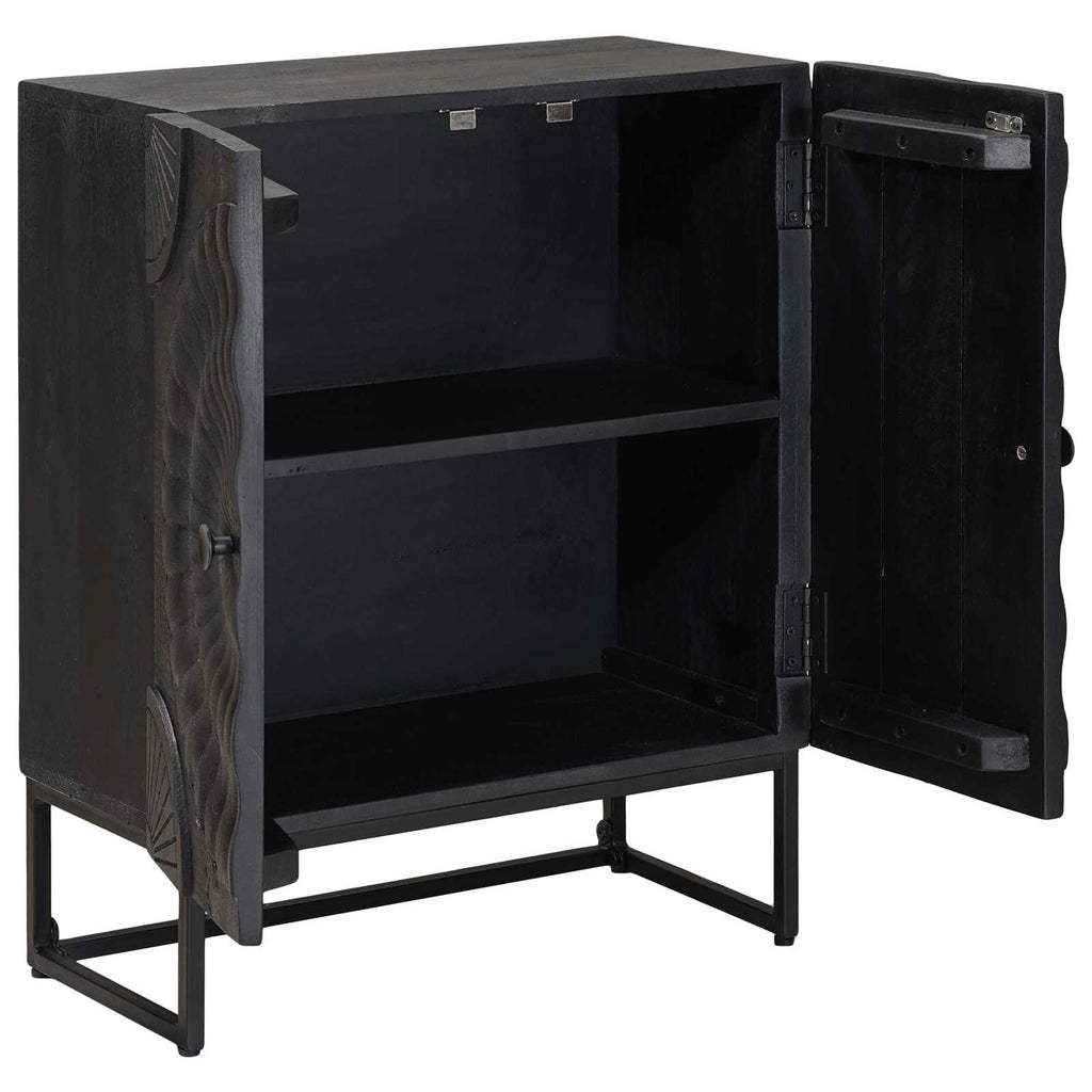Sideboard Schwarz 55 x 30 x 70 cm