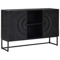 Sideboard Schwarz 105 x 30 x 68 cm