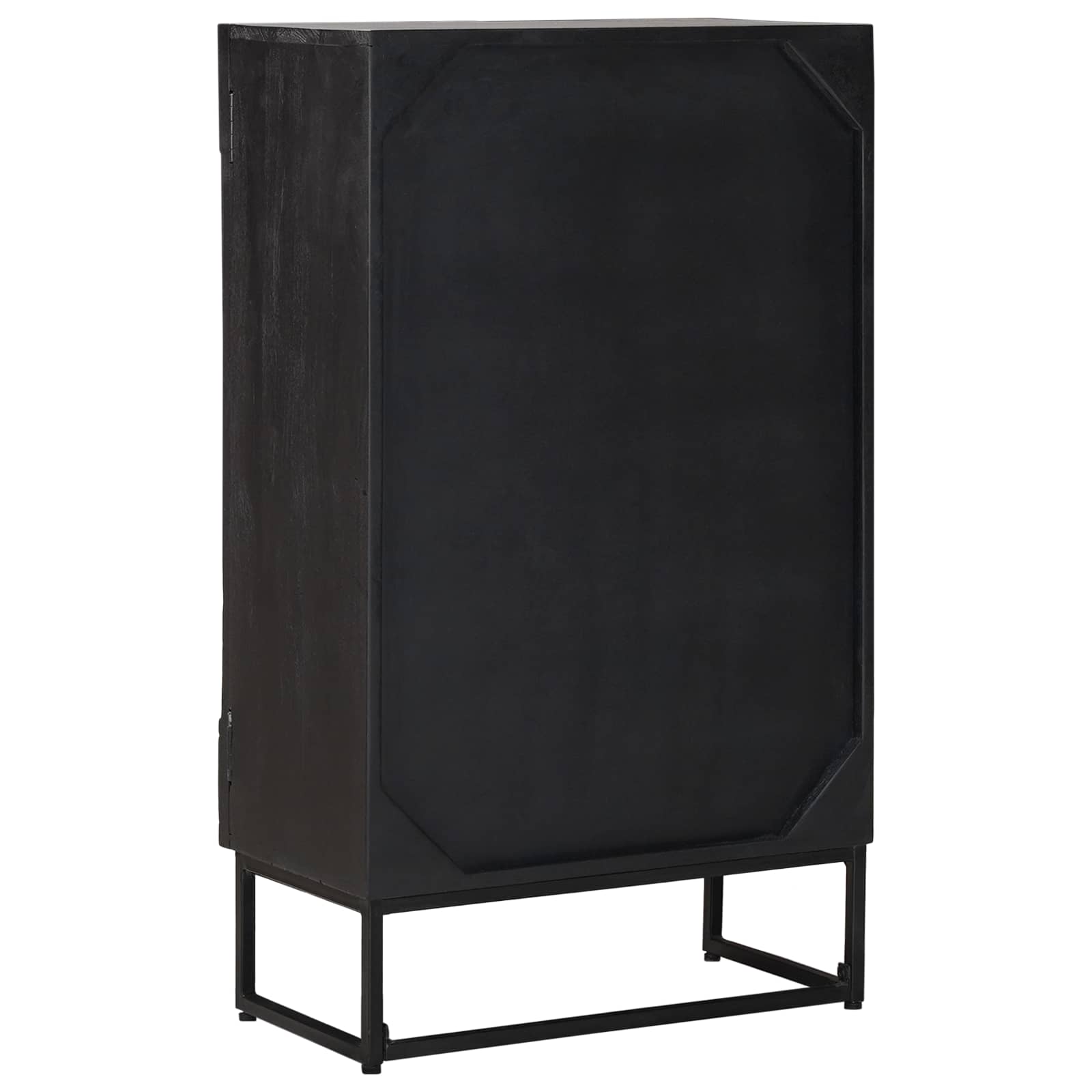 Highboard Schwarz 55 x 30 x 95 cm
