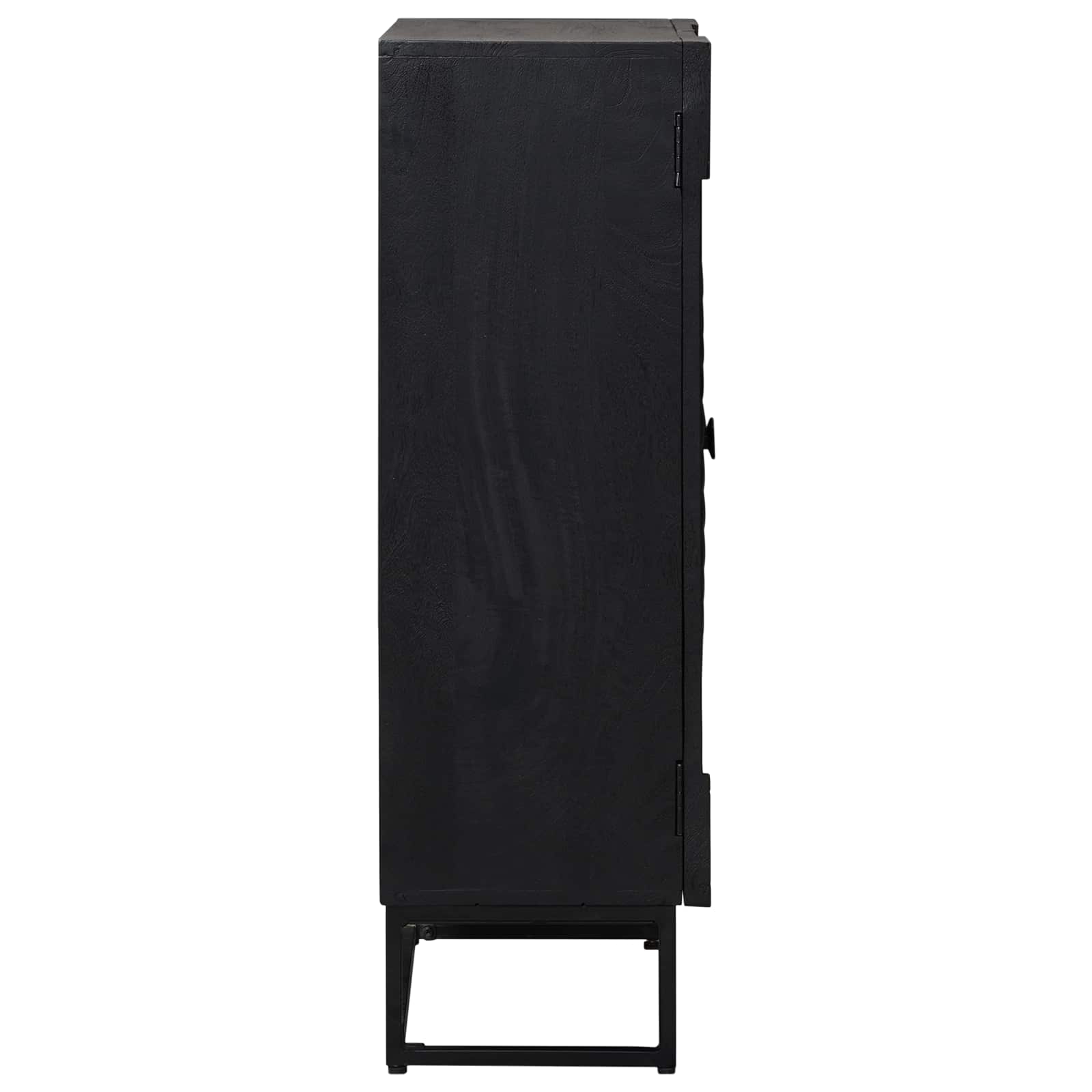 Highboard Schwarz 55 x 30 x 95 cm