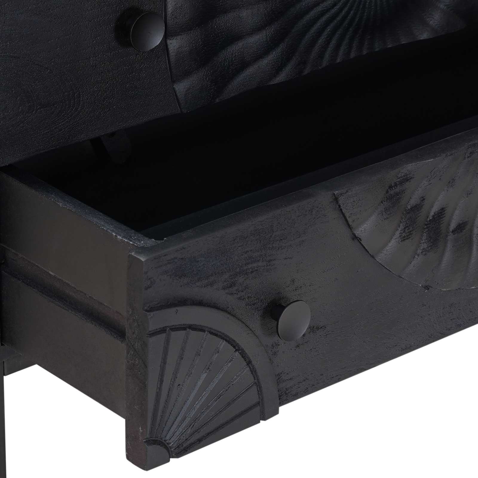 Schubladenschrank mit Schubladen Schwarz 75 x 30 x 65 cm