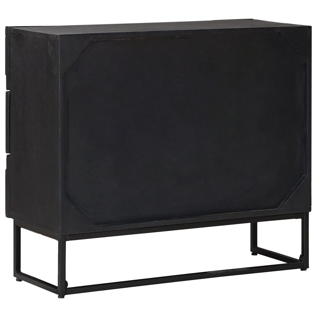 Schubladenschrank mit Schubladen Schwarz 75 x 30 x 65 cm