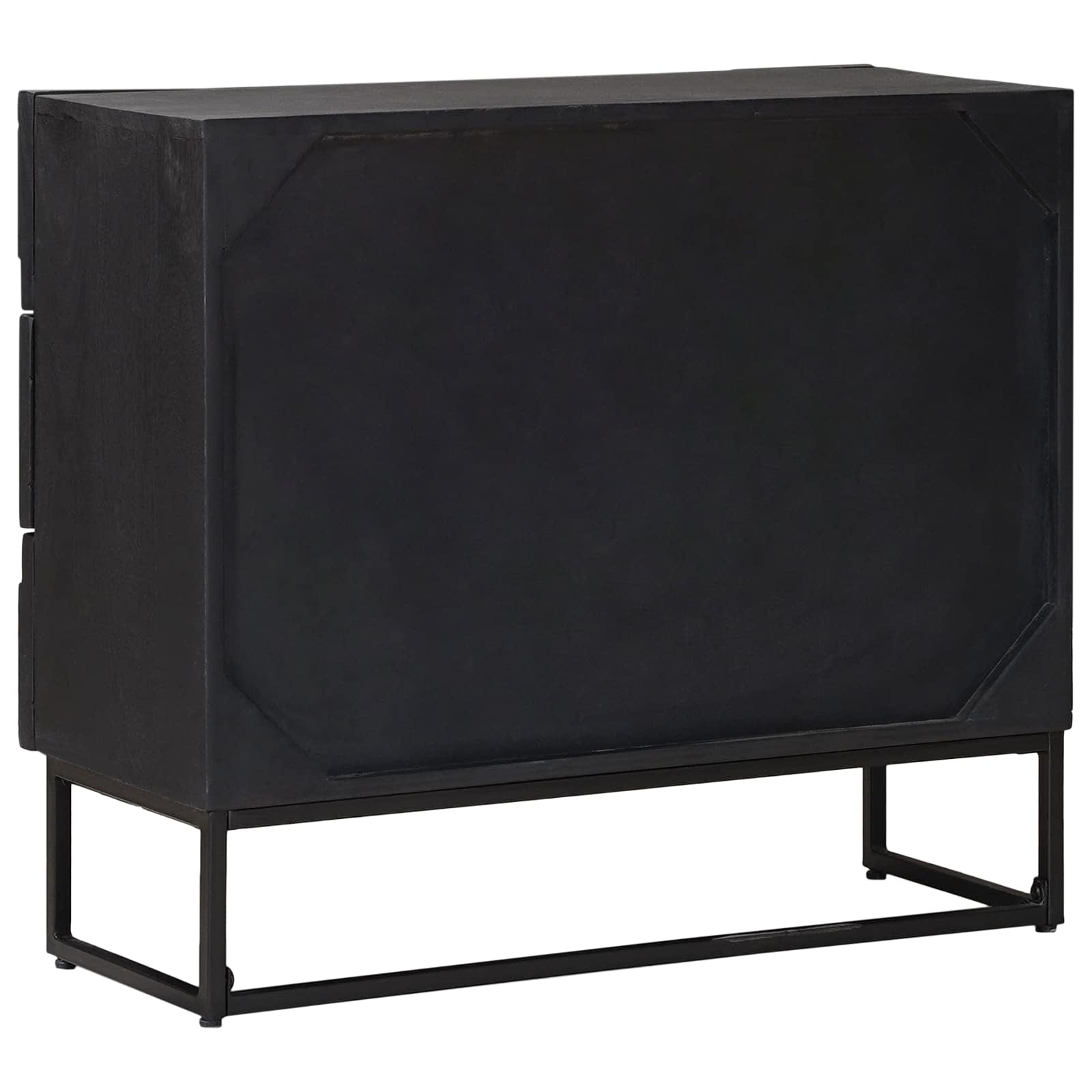 Schubladenschrank mit Schubladen Schwarz 75 x 30 x 65 cm