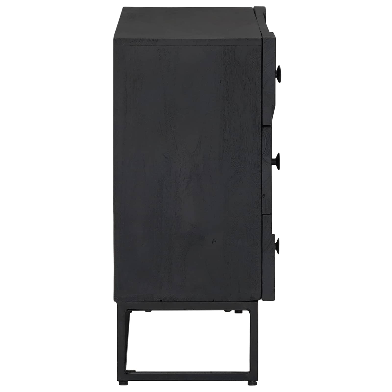 Schubladenschrank mit Schubladen Schwarz 75 x 30 x 65 cm
