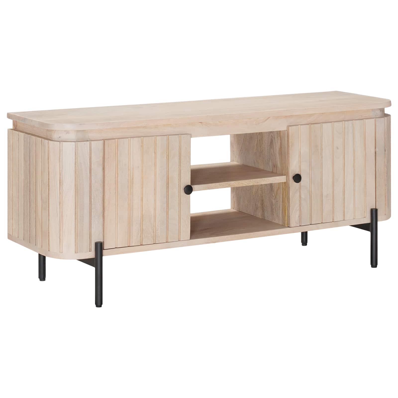 TV-Schränk mit Regal mit Speicher mit Tür 105 x 30 x 45 cm
