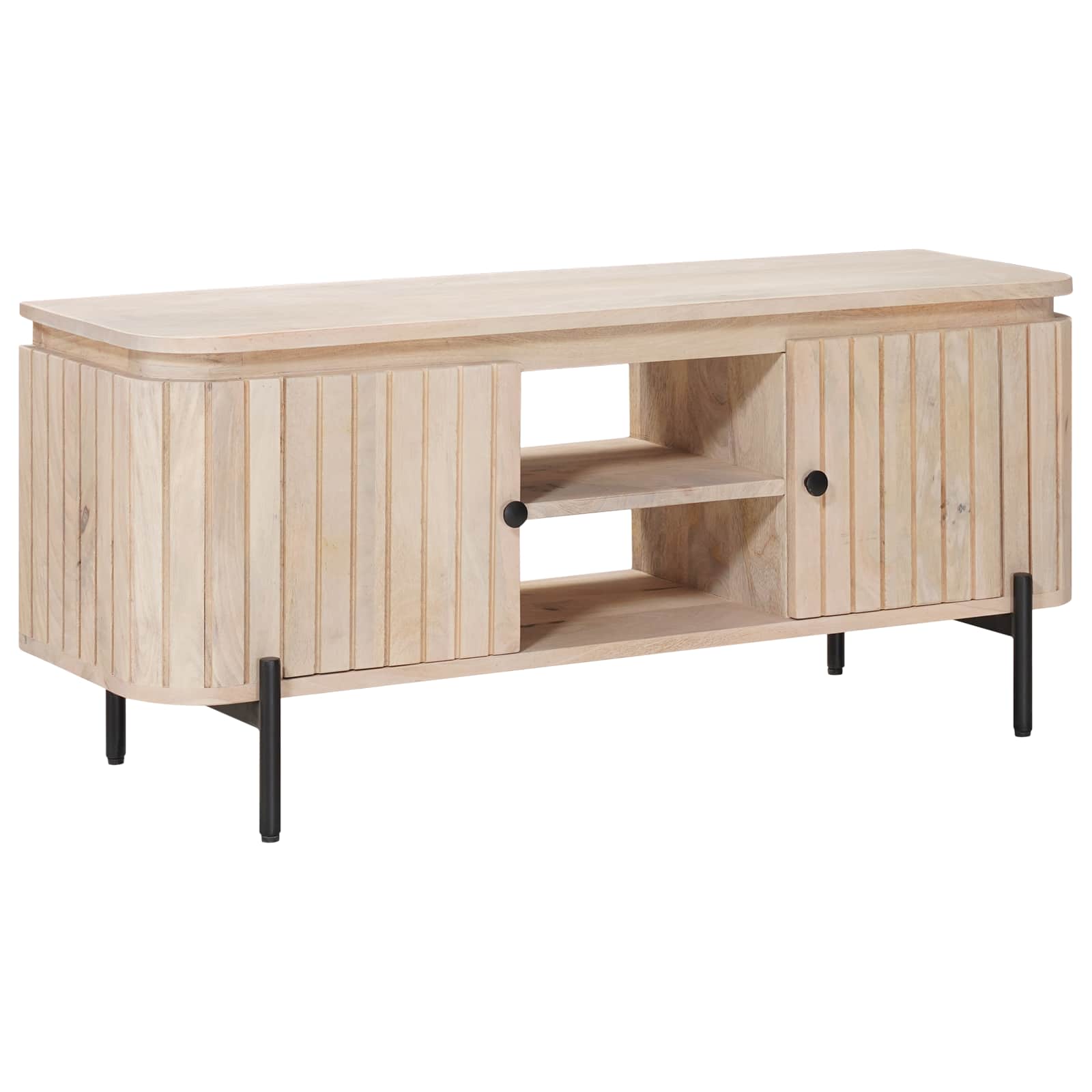 TV-Schränk mit Regal mit Speicher mit Tür 105 x 30 x 45 cm