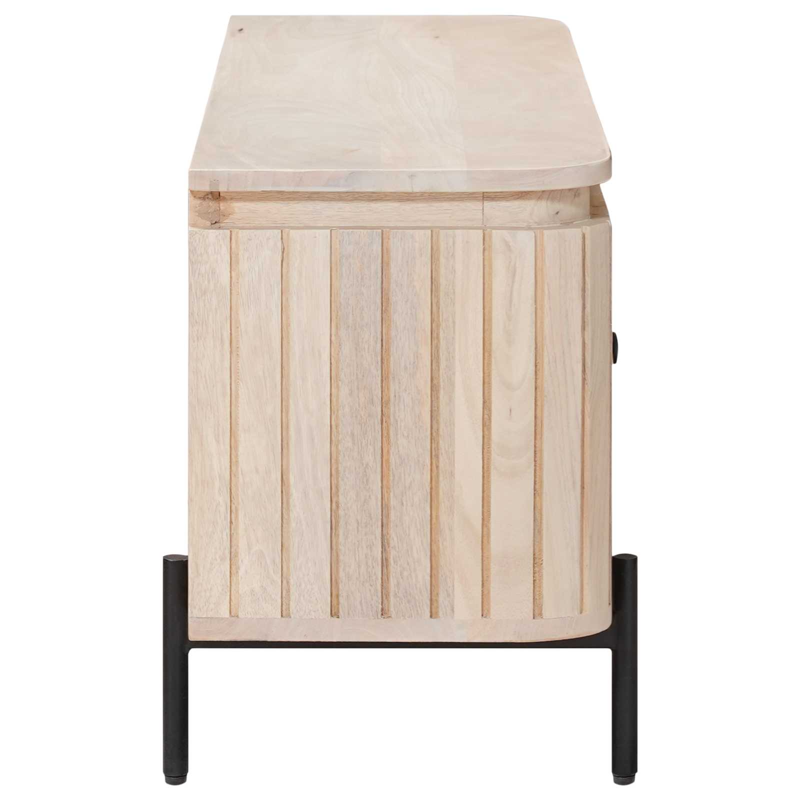 TV-Schränk mit Regal mit Speicher mit Tür 105 x 30 x 45 cm