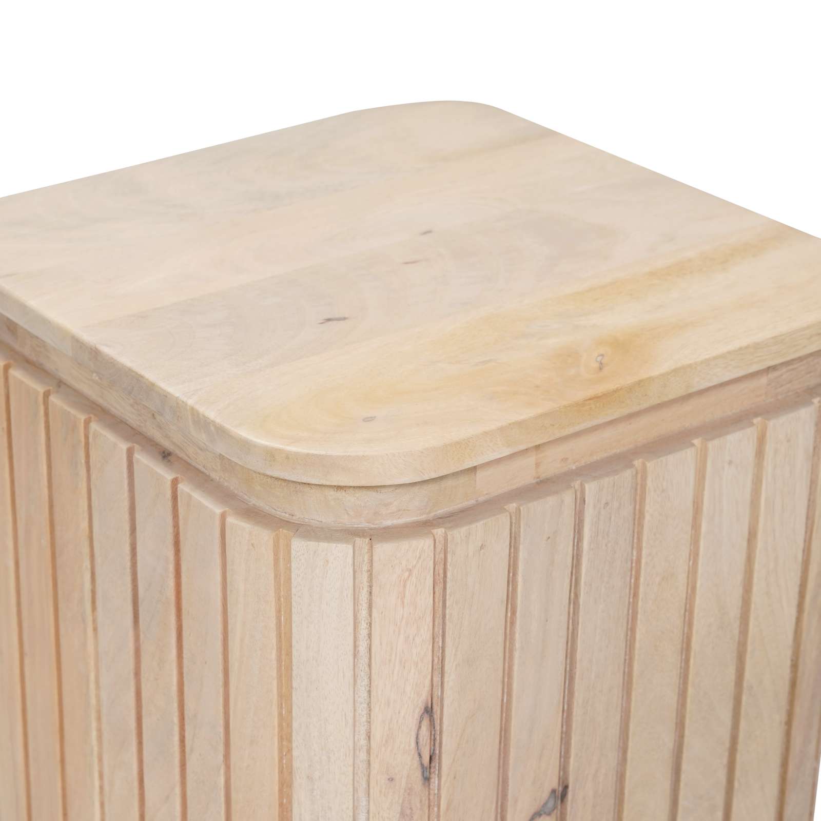 Handgefertigtes Beistelltisch-Set 2 pcs Weiß 45 x 45 x 45 cm