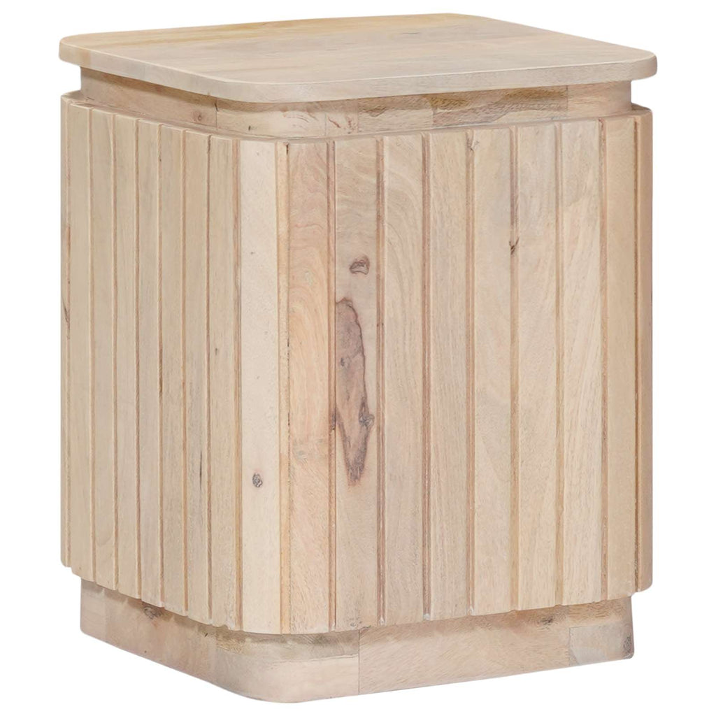 Handgefertigtes Beistelltisch-Set 2 pcs Weiß 45 x 45 x 45 cm