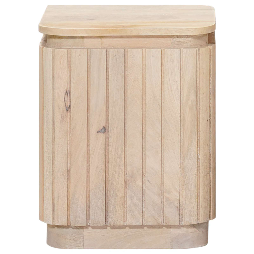 Handgefertigtes Beistelltisch-Set 2 pcs Weiß 45 x 45 x 45 cm