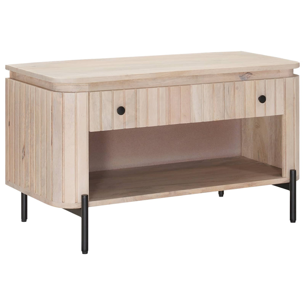 Schuhbank mit Schubladen mit Regal mit Speicher 85 x 37 x 48 cm