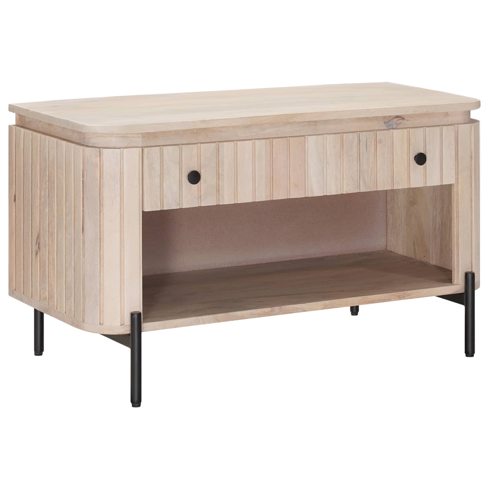 Schuhbank mit Schubladen mit Regal mit Speicher 85 x 37 x 48 cm