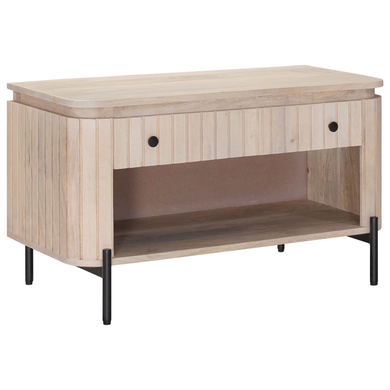 Schuhbank mit Schubladen mit Regal mit Speicher 85 x 37 x 48 cm