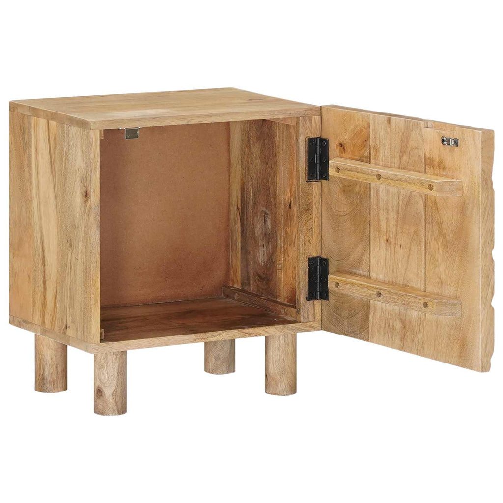 Handgefertigter Nachttisch Teakbraun 40 x 30 x 45 cm