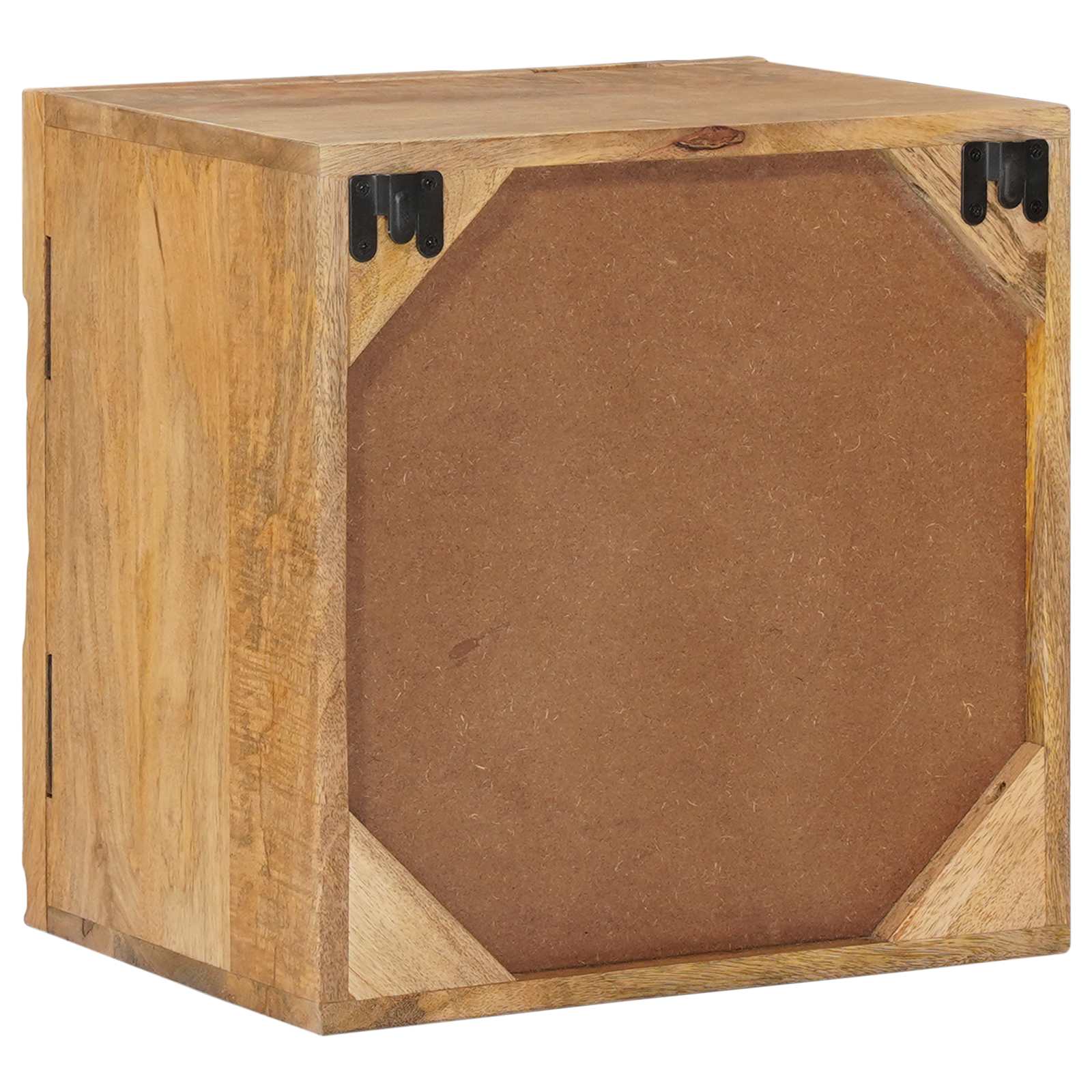 Handgefertigter Nachttisch Teakbraun 40x30x40 cm