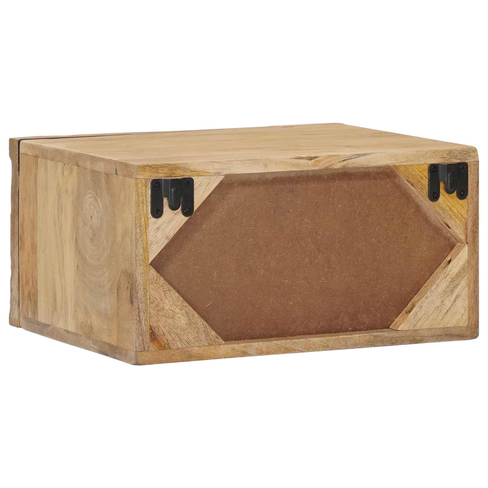 Handgefertigter Nachttisch Teakbraun 40 x 30 x 20 cm