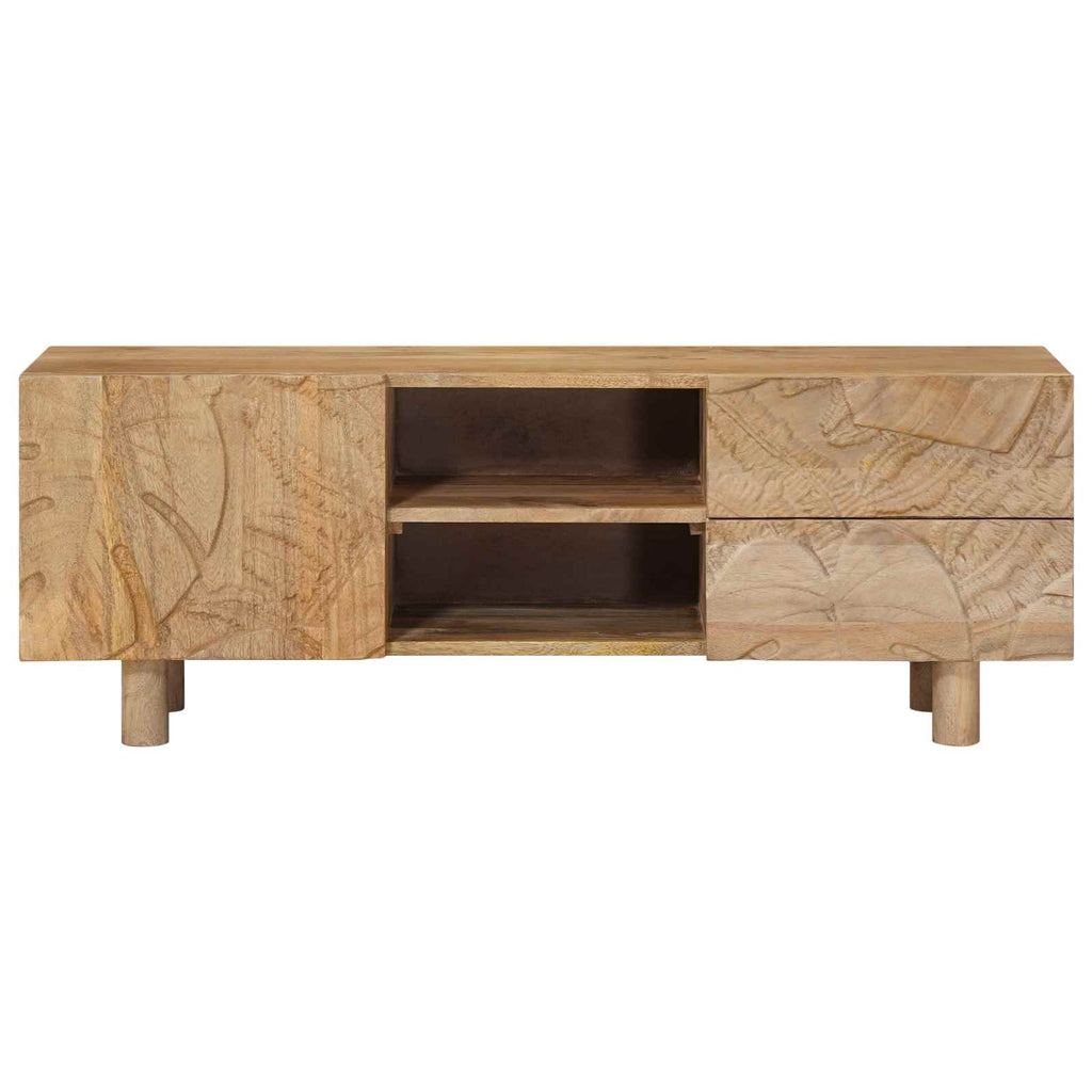 TV-Schränk mit Schubladen mit Regal mit Tür 110 x 30 x 40 cm