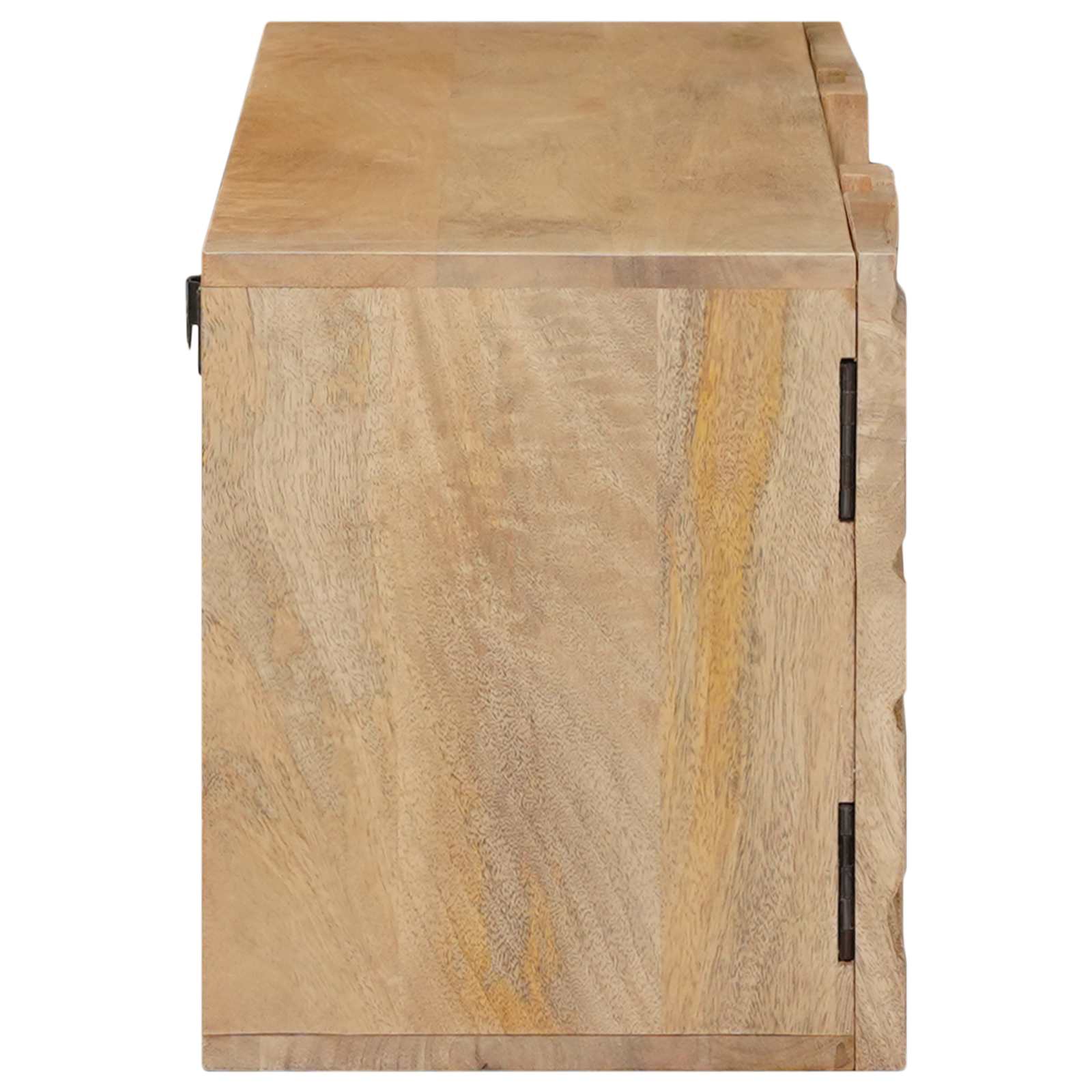 Wand-TV-Schrank mit Regal mit Speicher mit Tür 100 x 30 x 35 cm