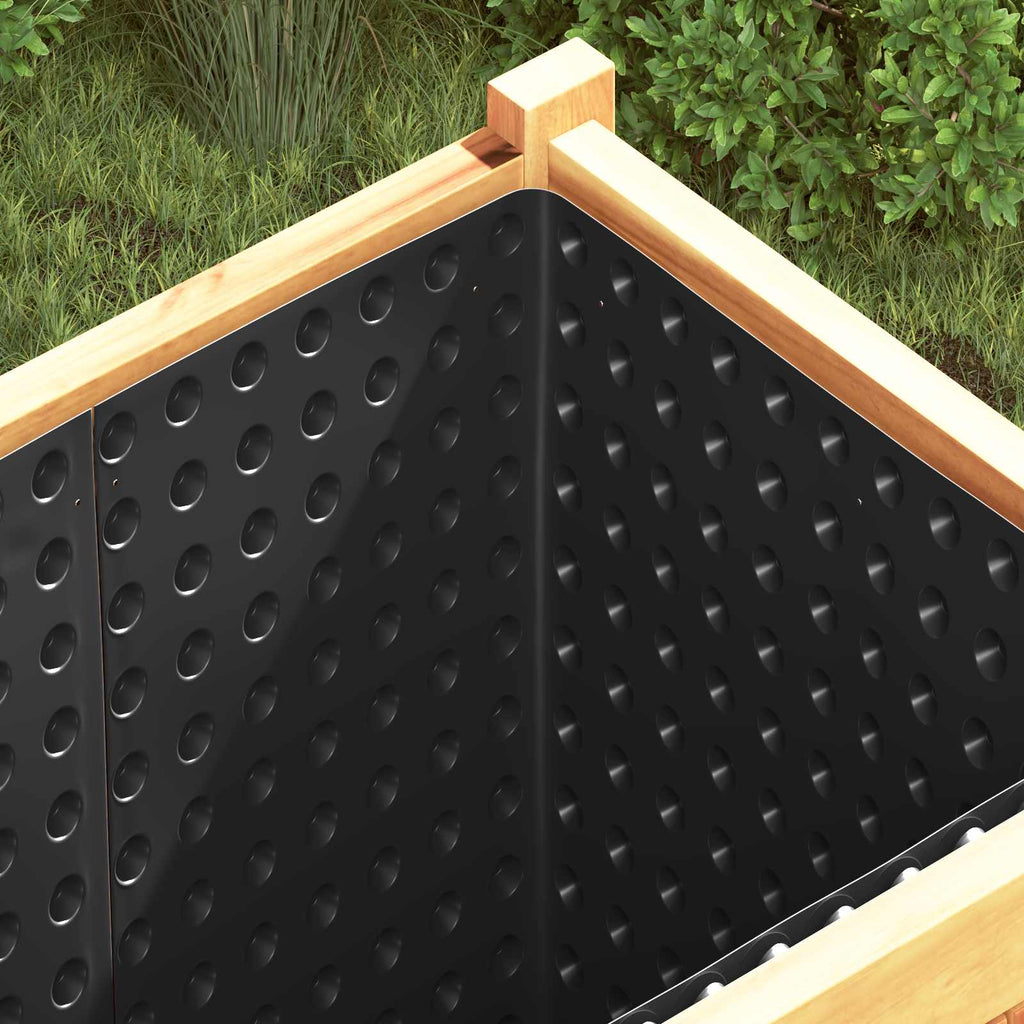 Dimpled Drainage Sheet 2 pcs Schwarz 0,5 x 20 m HDPE