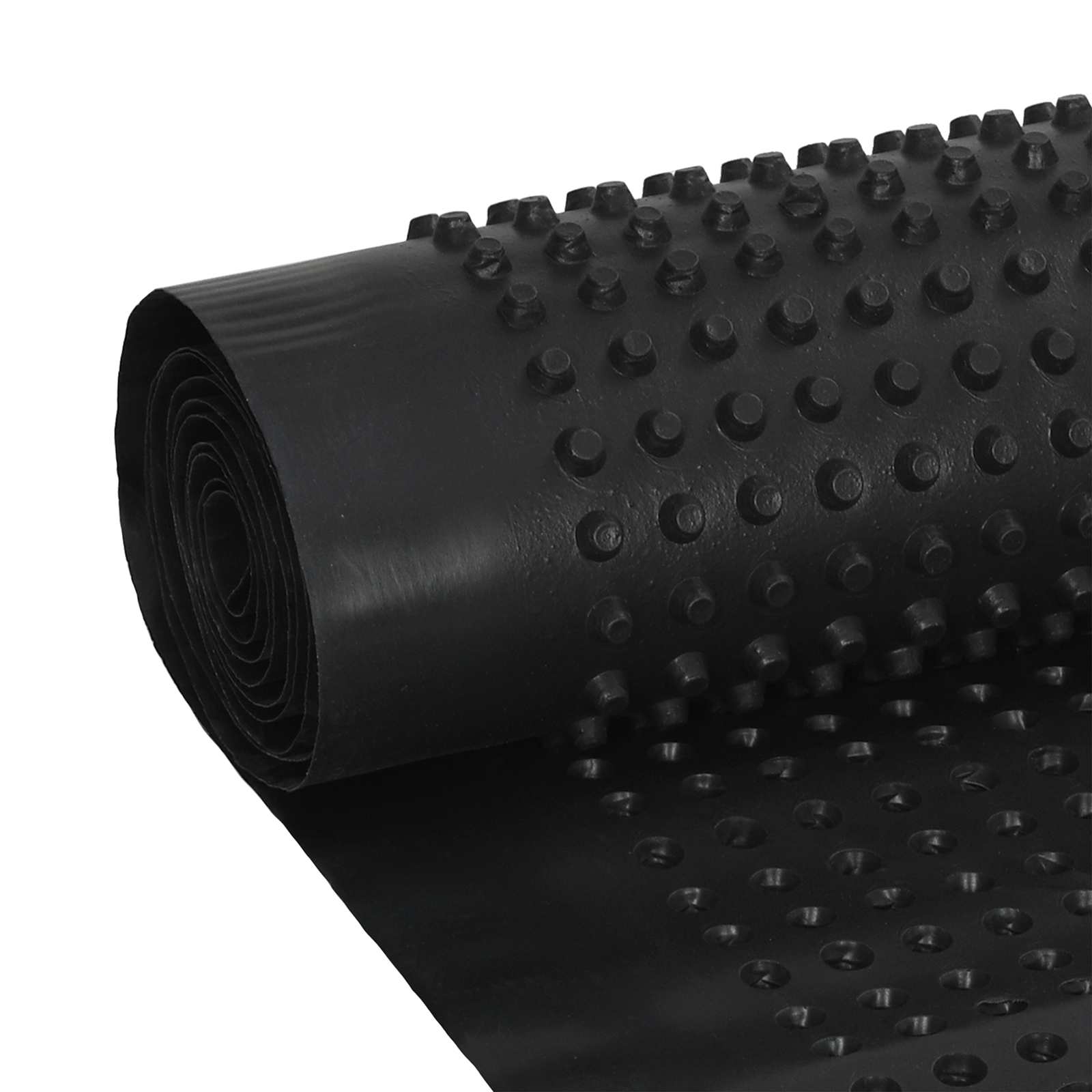 Dimpled Drainage Sheet 2 pcs Schwarz 1 x 20 m HDPE
