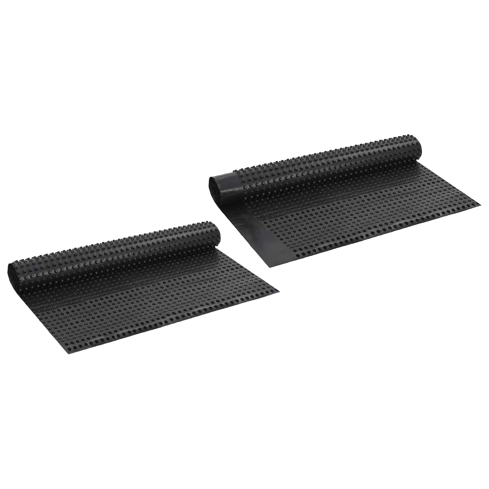 Dimpled Drainage Sheet 2 pcs Schwarz 1 x 20 m HDPE