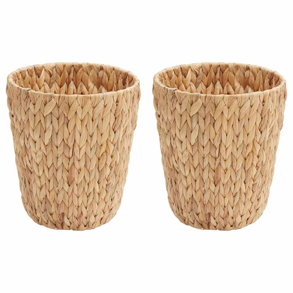 Papierabfallbehälter 2 pcs Natur 26 x 26 x 29 cm