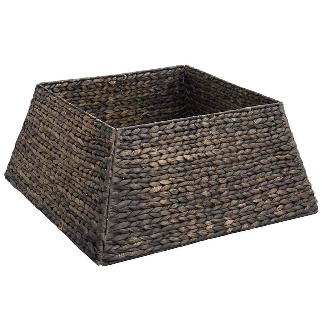 Weihnachtsbaumkragen Schwarz 60 x 60 x 28 cm Wasserhyazinthe