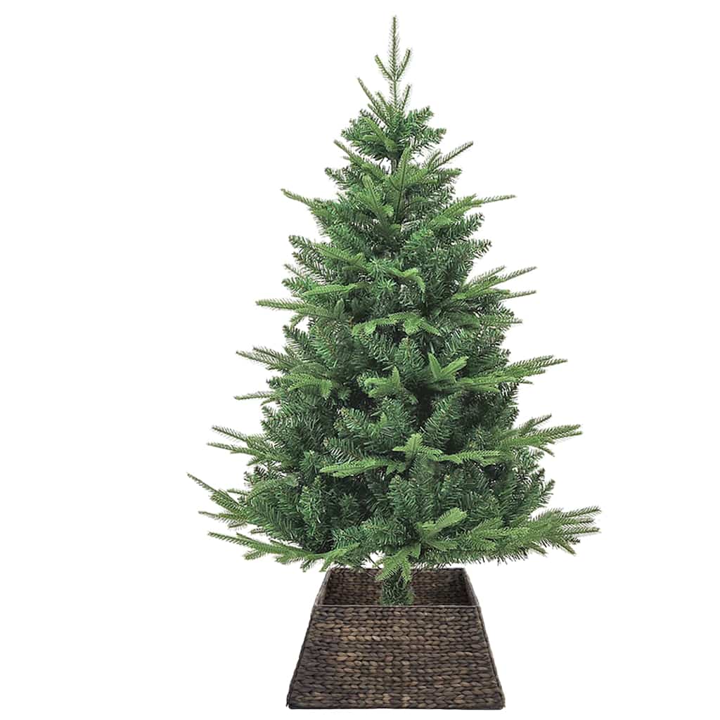 Weihnachtsbaumkragen Schwarz 60 x 60 x 28 cm Wasserhyazinthe