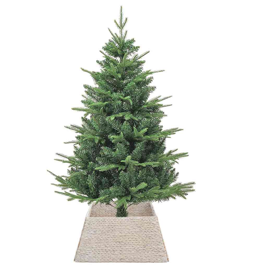 Weihnachtsbaumkragen Weiß 70 x 70 x 28 cm Wasserhyazinthe