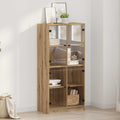 Highboard Artisan-Eiche 68 x 37 x 142 cm Holzwerkstoff
