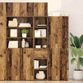 Highboard Altholz 40 x 42,5 x 185 cm Holzwerkstoff