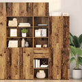 Highboard Altholz 45 x 42,5 x 185 cm Holzwerkstoff