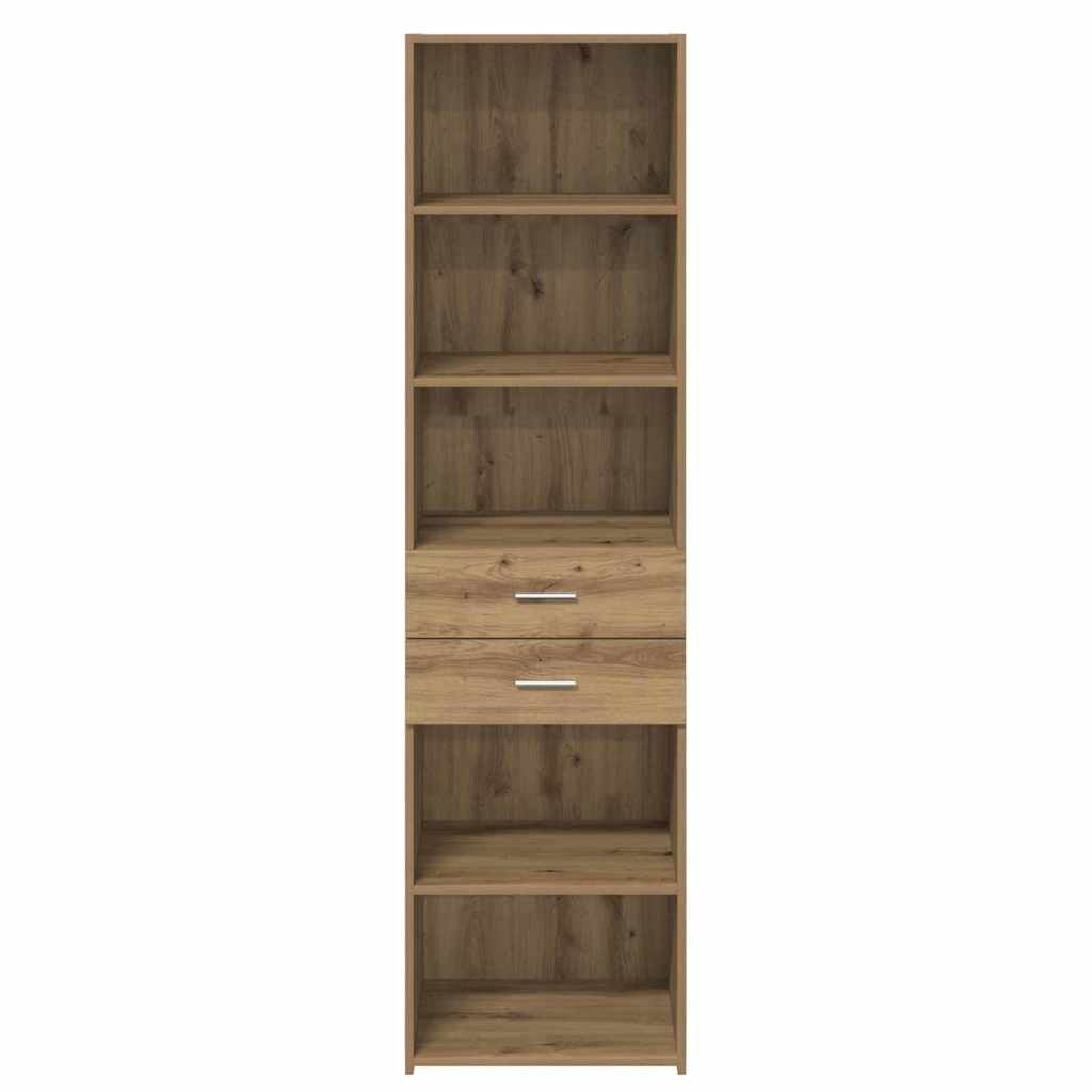 Highboard Artisan-Eiche 50 x 42,5 x 185 cm Holzwerkstoff