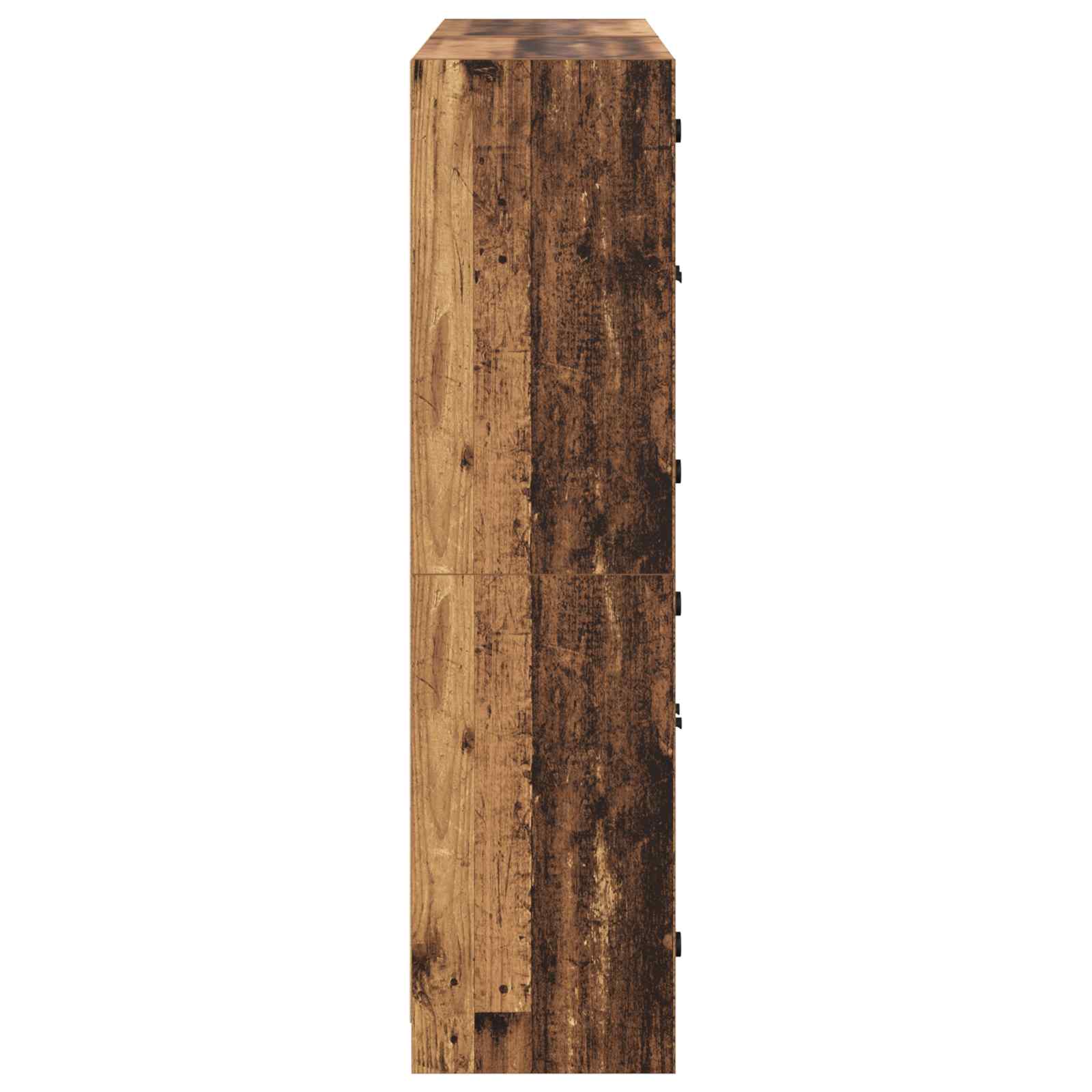 Highboard 2 pcs Altholz 68 x 37 x 142 cm Holzwerkstoff