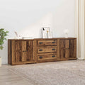 Sideboards 3 pcs Altholz 210 x 35,5 x 67,5 cm Holzwerkstoff