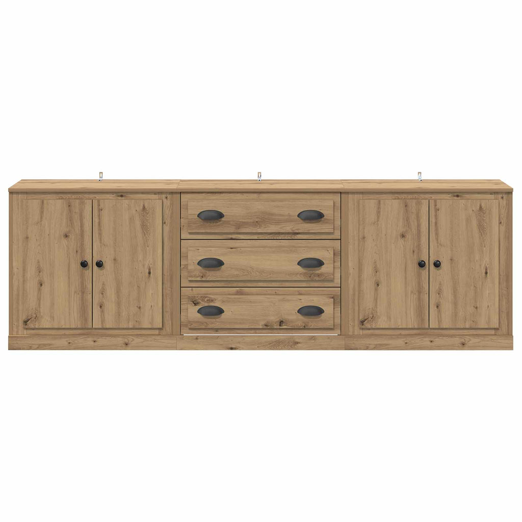 Sideboards 3 pcs Artisan-Eiche 210 x 35,5 x 67,5 cm