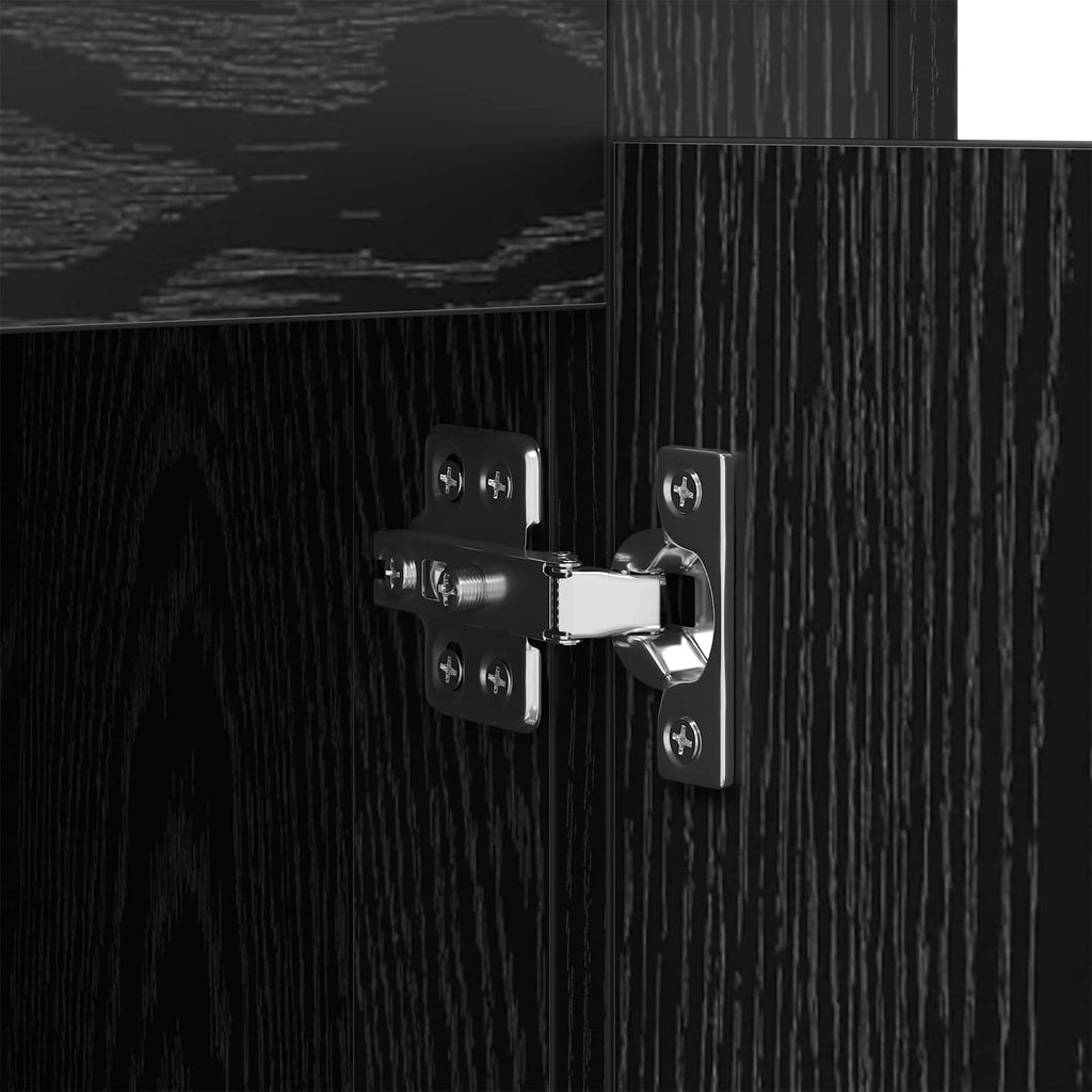 Sideboards 3 pcs Schwarze Eiche 210 x 35,5 x 67,5 cm