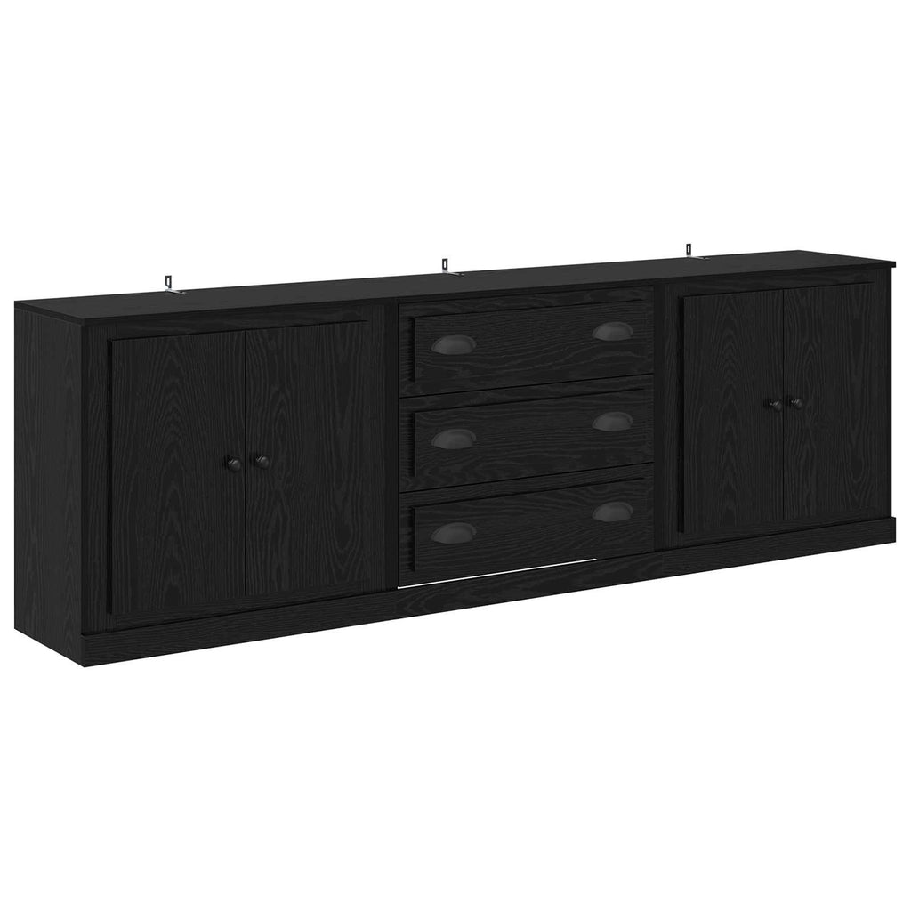 Sideboards 3 pcs Schwarze Eiche 210 x 35,5 x 67,5 cm