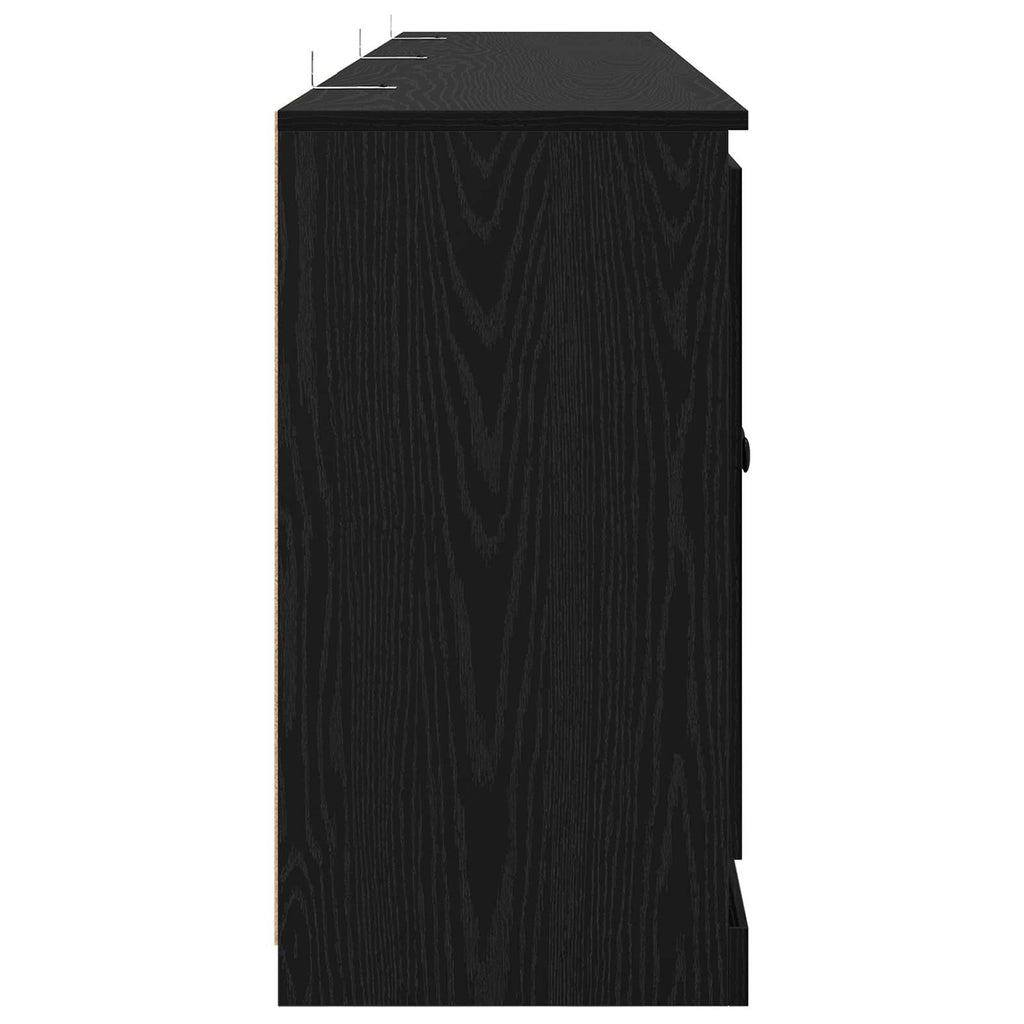 Sideboards 3 pcs Schwarze Eiche 210 x 35,5 x 67,5 cm