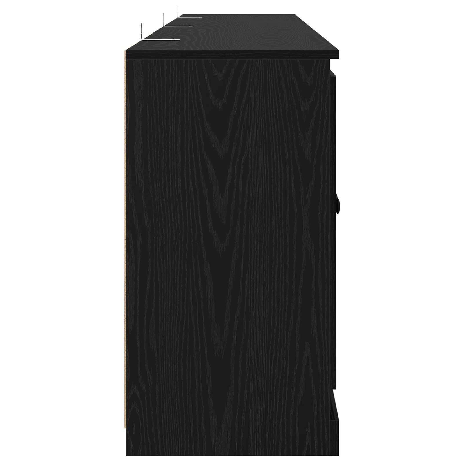 Sideboards 3 pcs Schwarze Eiche 210 x 35,5 x 67,5 cm
