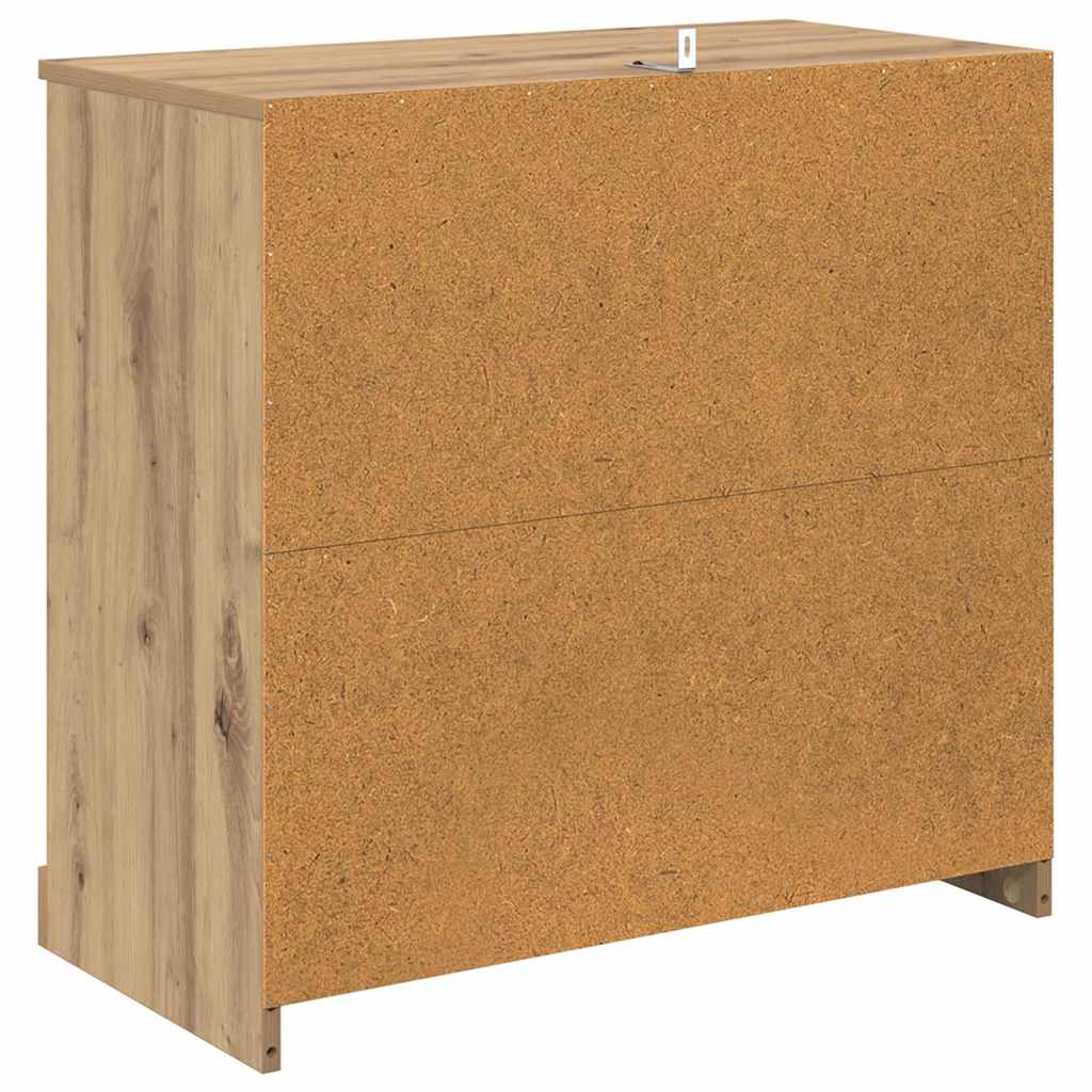 Sideboards 2 pcs Artisan-Eiche 70 x 35,5 x 67,5 cm