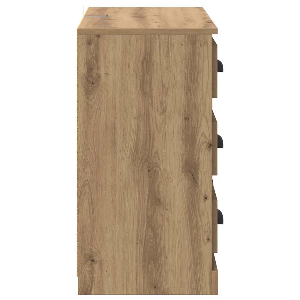 Sideboards 2 pcs Artisan-Eiche 70 x 35,5 x 67,5 cm
