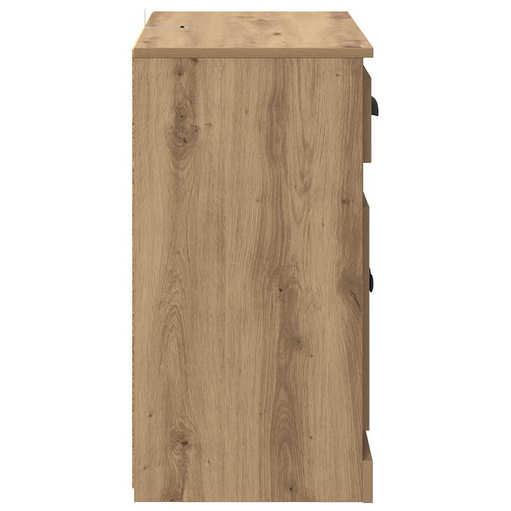 Sideboards 2 pcs Artisan-Eiche 70 x 35,5 x 67,5 cm
