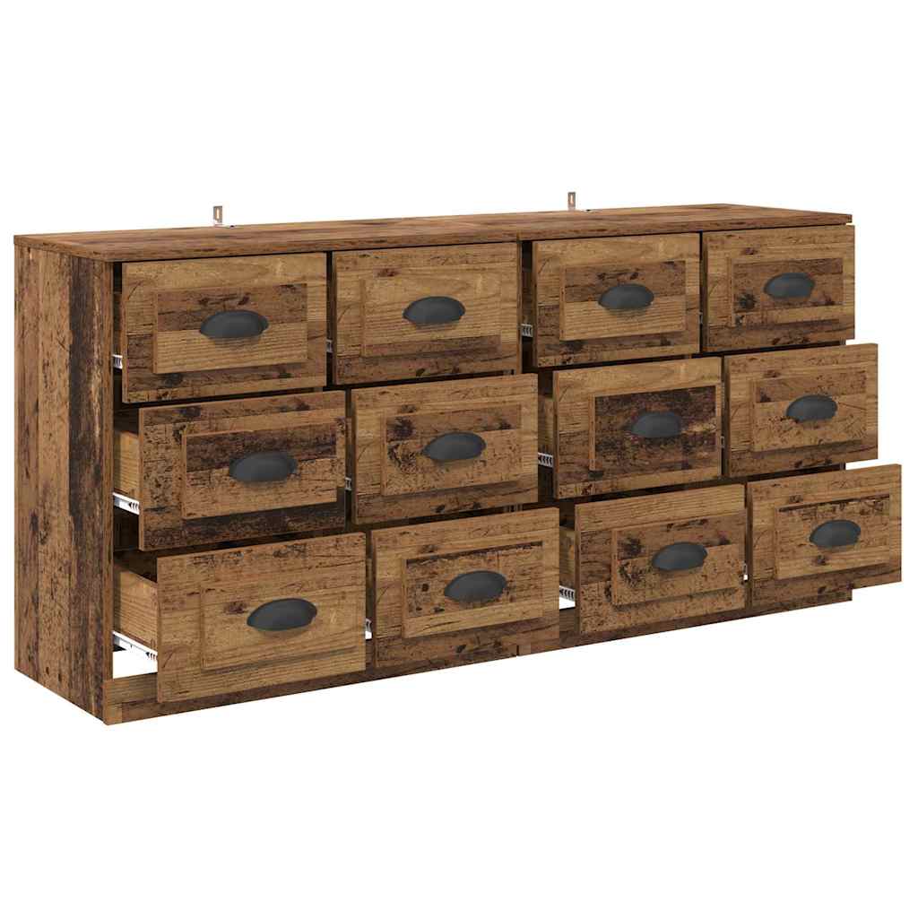 Sideboards 2 pcs Altholz 70 x 35,5 x 67,5 cm Holzwerkstoff