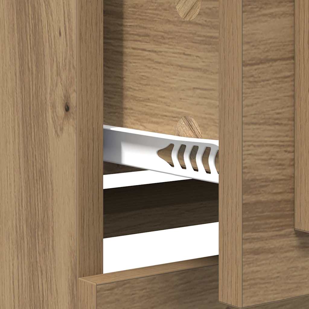 Sideboards 2 pcs Artisan-Eiche 70 x 35,5 x 67,5 cm