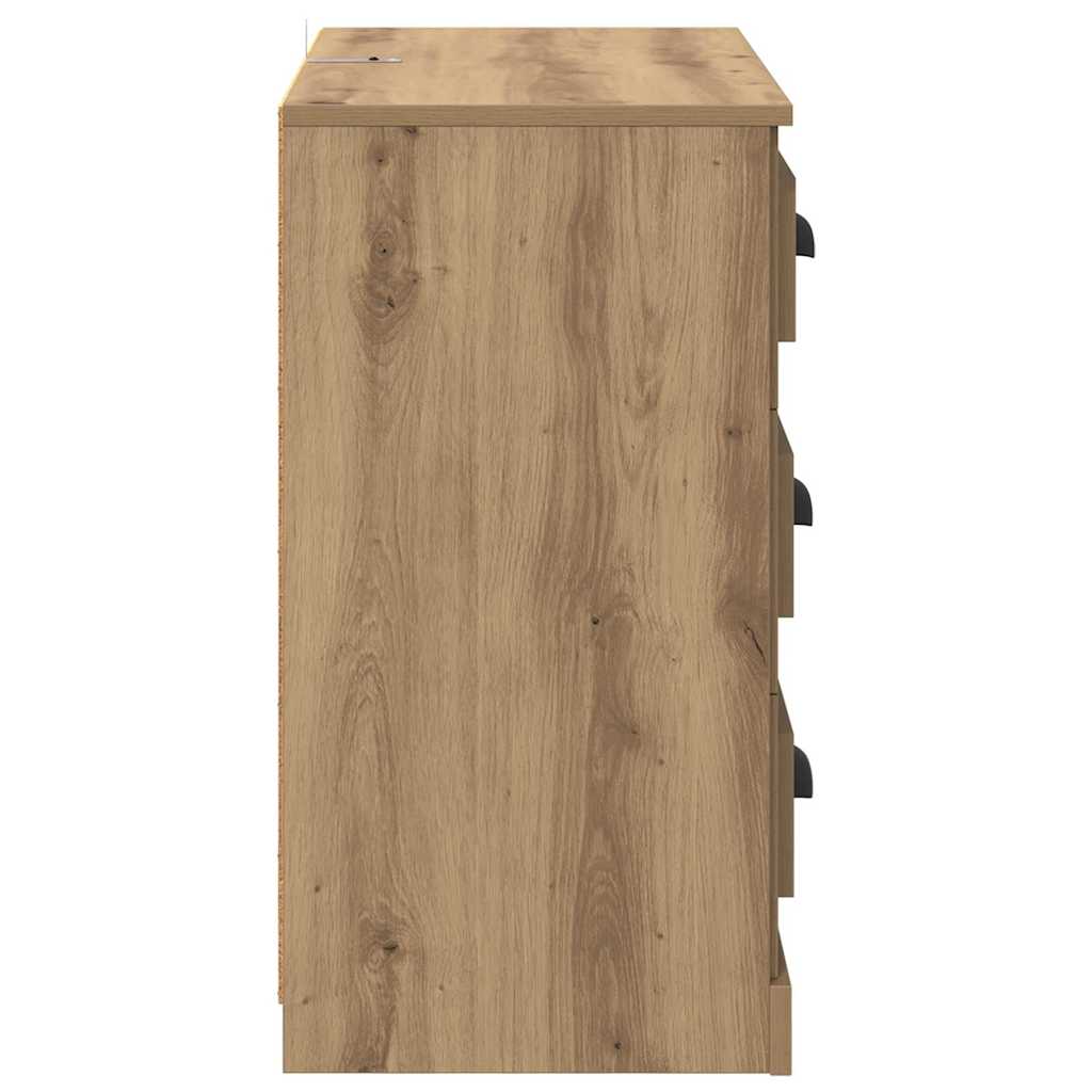 Sideboards 2 pcs Artisan-Eiche 70 x 35,5 x 67,5 cm