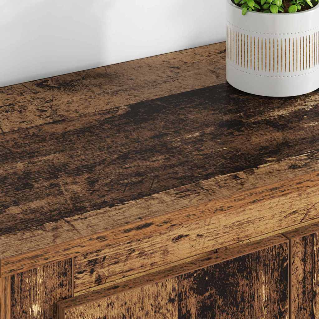 Highboard mit Schubladen 3 pcs Altholz Holzwerkstoff