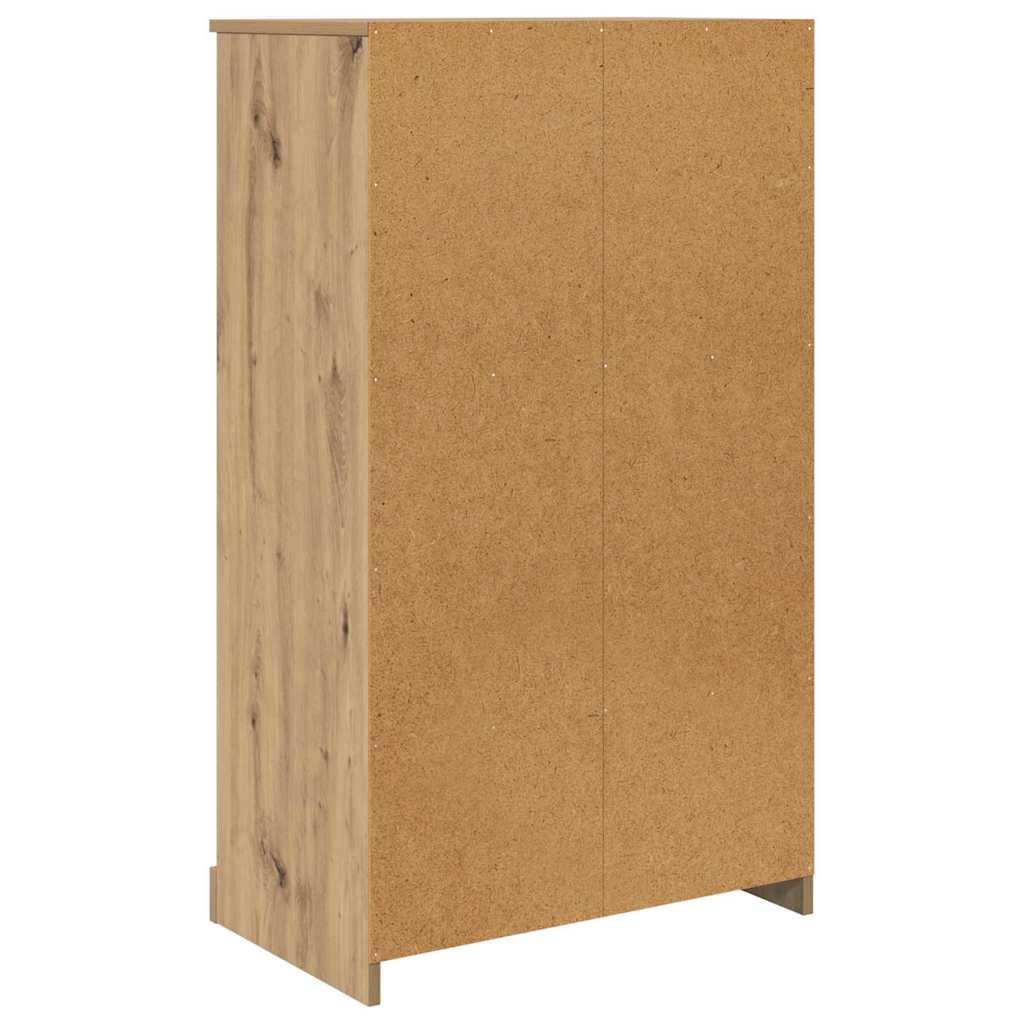 Highboard mit Schubladen 3 pcs Artisan-Eiche Holzwerkstoff