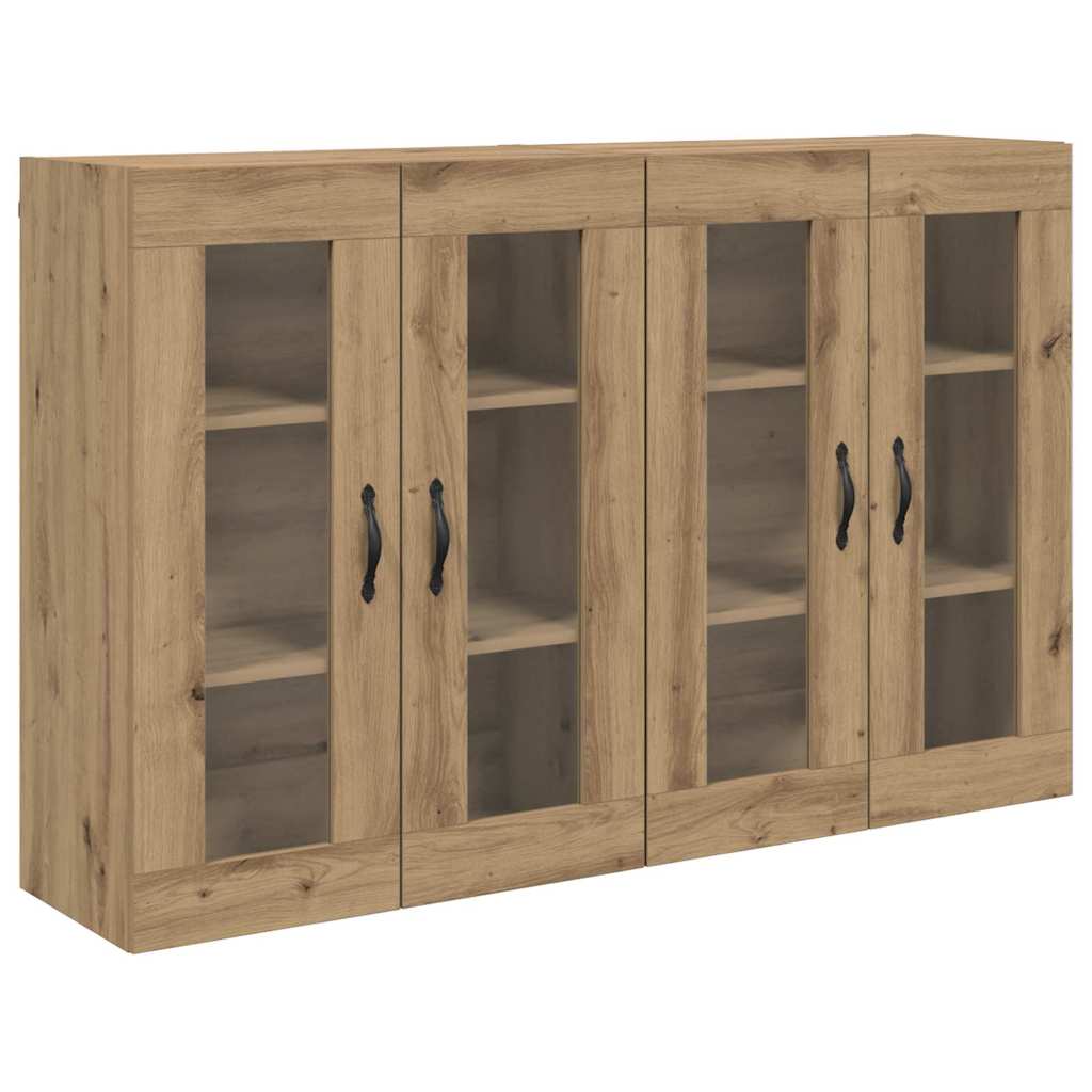 Wandschränke 2 pcs Artisan-Eiche 69,5 x 34 x 90 cm